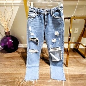 Bershka | High Rise Cigarette Jean